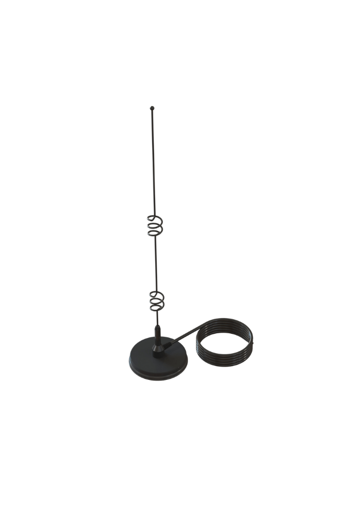 4052 - ANTENA OMNIDIRECIONAL 700 - 3000 MHZ - 7,15 DBi - BAND MAGNETICA CABO E CONECTOR NM