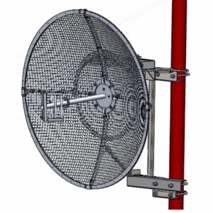 RPV85022 - ANTENA PARABOLICA VAZADA SIMPLES 806 - 894 22,6 dBi 2,0M